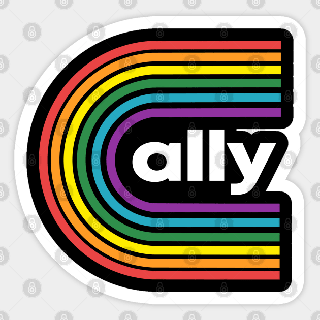 LGBT Ally Sticker by Cooldruck